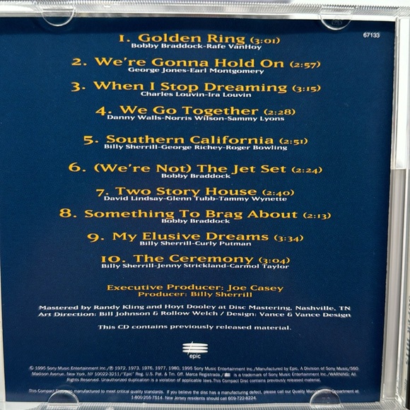 George And Tammy - Super Hits on CD - Picture 5 of 5